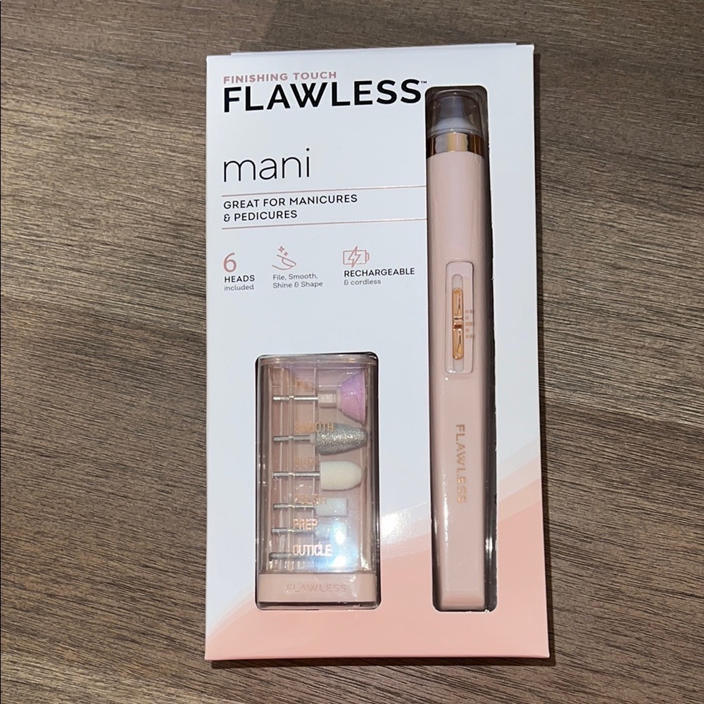 Finishing Touch Flawless Salon Nails Rechargeable Mani Device Brand New!